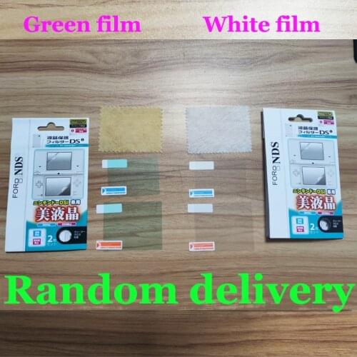 Top LCD Screen Protector+Bottom Clear Full Cover Protective Film Guard For Nintend DS NDS