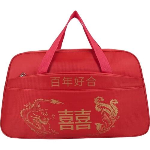 Waterproof Oxford Travel Bag Multifunction Portable Bride Wedding Handbag Vintage Large Capacity Practice Luggage Tote BagXA650F