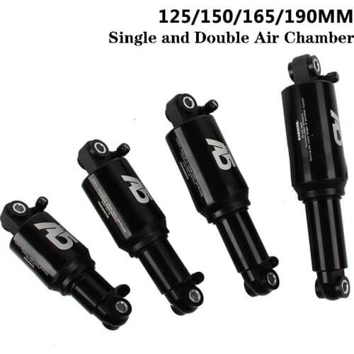 A5-RR1 A5 Bicycle Soft Rear Shock Absorber Device 125/150/165/190MM NTB Bike Rear Suspension Shock Single Double Air Chamber