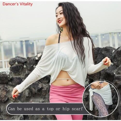 Women Adult Belly Dance Costumes Women Irregular Uniforms For Dance Beginners Belly Dance Top Dance Hip Towel