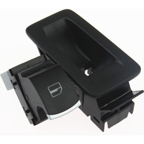 1Set Window Electric Glass Switch & Frame Panel Box For Golf MK5 6 7 Passat CC Eos Caddy Amarok 5ND959855 1F0959527 5ND 959 855