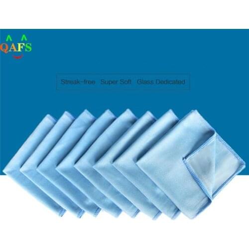Car Cleaning Microfiber Glass Towel Cloth Towels Wash Window Polishing Absorbent Windshield Cloth 30cmx30cm 1pcs