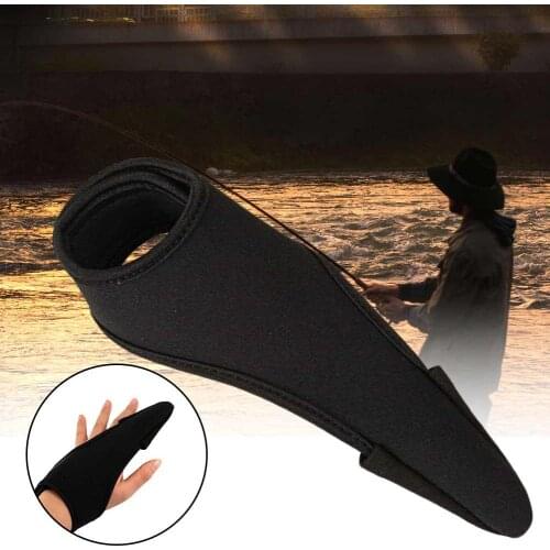 1Pc Thicken Single Finger Protector Casting Fishing Breathable Non-Slip Glove Fishing Tool Accessories