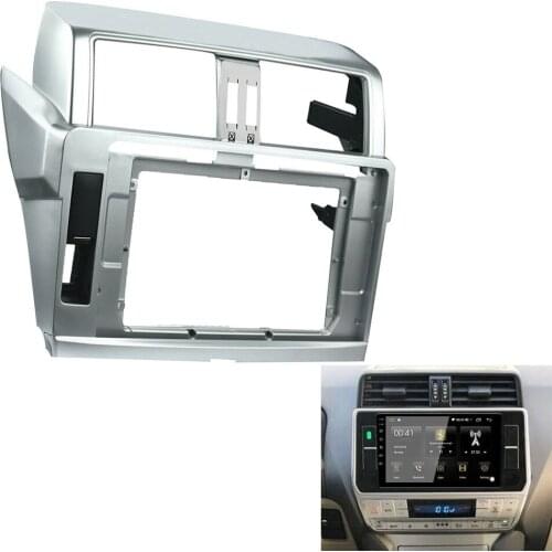 10.1 Inch Car Radio DVD Fascia Panel Dash Facia Frame Dashboard KIT for TOYOTA PRADO 2014-2017