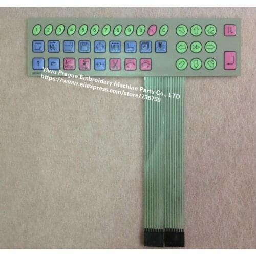 805407 Jing Dahao BECS-07 embroidery controller keyboard keypad membrane China embroidery machine parts