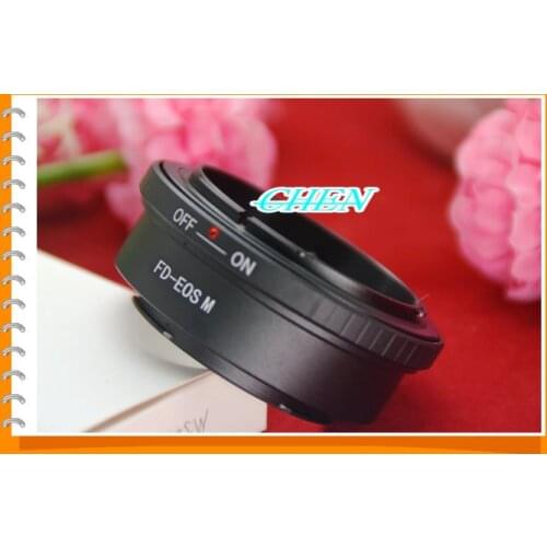 Lens Mount Adapter for Canon FD Lens Convert for Canon EOSM EF-M Mirrorless Camera Body Adaper for FD-EOSM