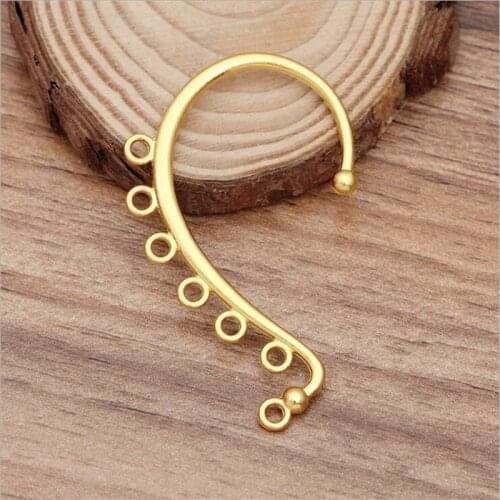 SIXTY TOWFISH 10 Pieces DIY Jewelry Accessories 60*36mm Alloy Ancient Retro Style Materials Flower Charms