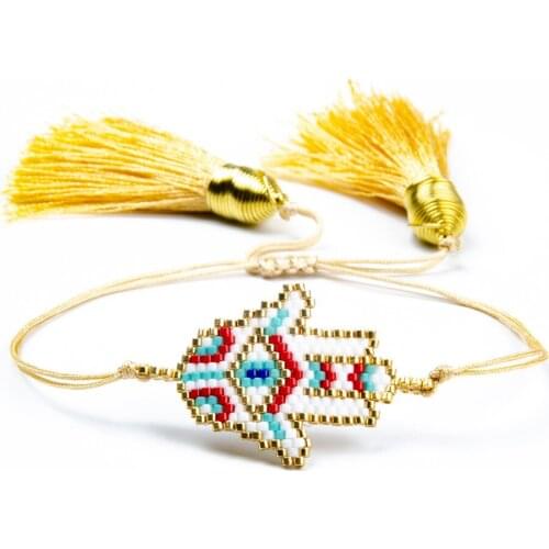 New Eyes Palm Tassel Bracelet