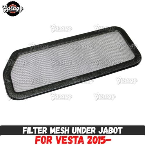 Filter mesh for Lada Vesta 2015- under jabot ABS plastic accessories guard function cover protective pad car styling tuning