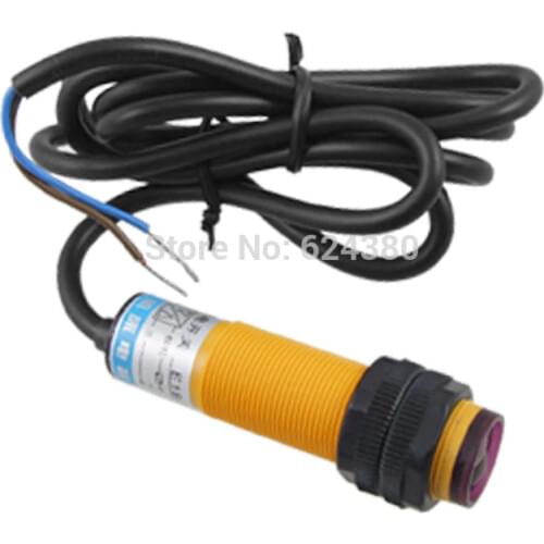 E18-B03A1 30cm Distance 90-250V AC Diffuse Type Photoelectric Switch Infrared Sensor Photoswitch 2 Wire