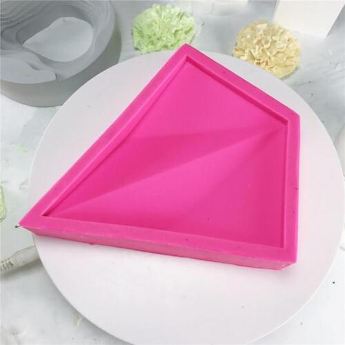 Geometric Silicone Mould Shaped Cement Silicone Mould Clear Water Concrete Cement Pot Silicone Mould #CO