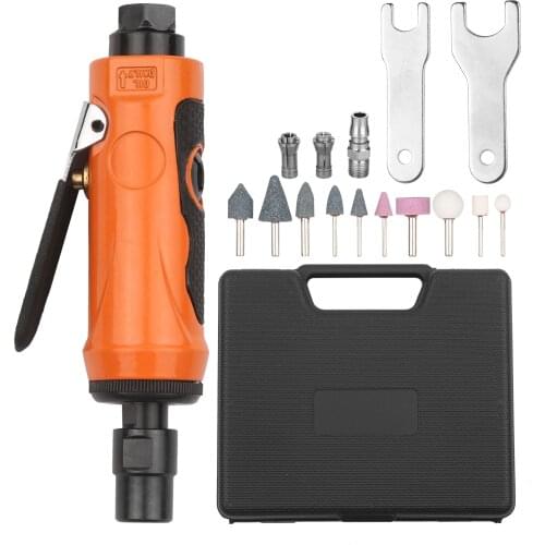Mini Air Straight Die Grinder Polisher Set Portable Car Tire Polishing Machine Pneumatic Air Polishing Rotary Tool Kit Set