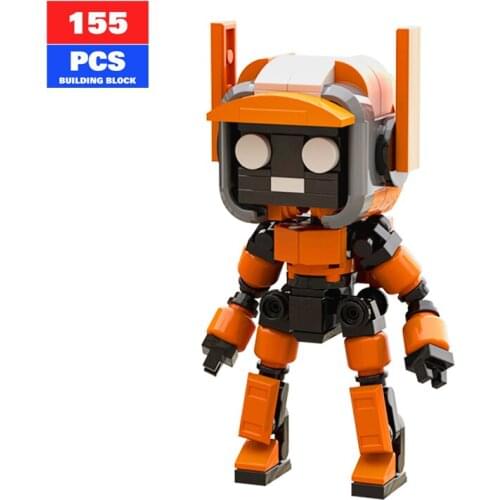 MOC DIY K-VRC Love-Death-Robot Model Building Block Toy Creativity Animation Smart Future Robot Bricks Child Gfit Toys for Kids