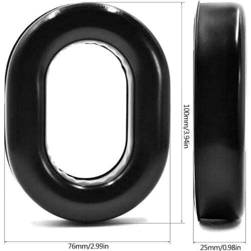 1Pair Gel Ear Pads Soft TPU Ear Cushion for David Clark H10 Series Aviation Sport Electronic Shooting Earmuff L41E