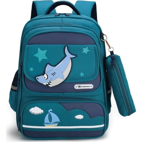 New 3D Cartoon School Bag For Gilrs Boys Animal Pattern Orthopedic Backpack Children School Bags Student Mochila Grade 1-4