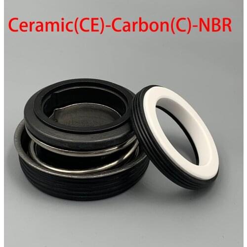 SB-10 SB-12 SB-17 SB-20 SB-25 SB-28 SB-30 Ceramic-Carbon-NBR Water Pump Single Coil Spring End Bellows Shaft Mechanical Seal