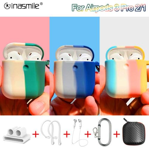 2/4PSC Stylish sets For airpods 3 case cute skins For Apple Air pods pro 3 Cover for airpods pro Case accessories dust guard
