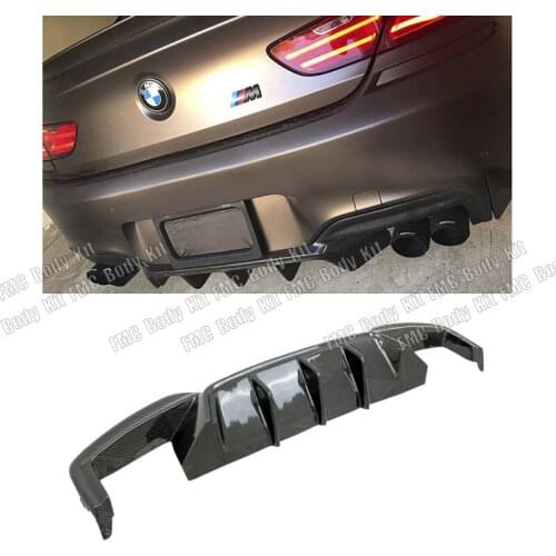 Carbon Fiber / FRP Rear Bumper Diffuser Spoiler for BMW F06 F12 F13 M6 M Sport 2012 - 2016 Sedan Coupe Convertible 640i 650i