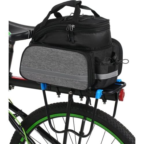 Lixada 25L Bicycle Rear Seat Bag Large Capacity Expandable Waterproof Cycling Bike Rack Bag MTB Bicycle Pannier Bag Rain Cover