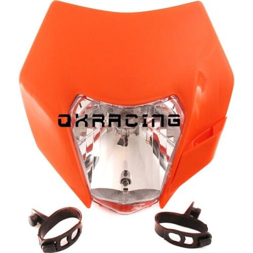 Universal Headlight Head Light Motorcycle Headlamp For EXC EXCF XC XCF XCW XCFW SX SXF SXS SMR 125 250 350 450 500-530