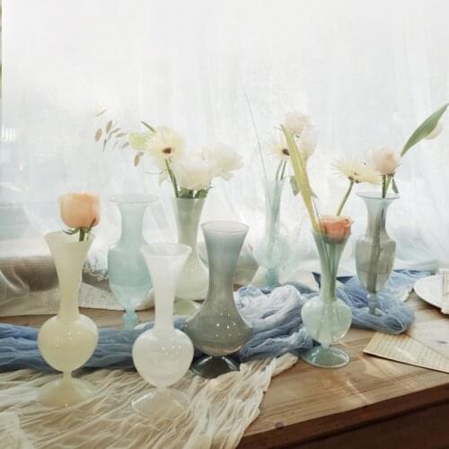 Flower Vase for Home Decor Glass Vase Decorative Terrarium Glass Containers Table Ornaments Floral Vase Nordic