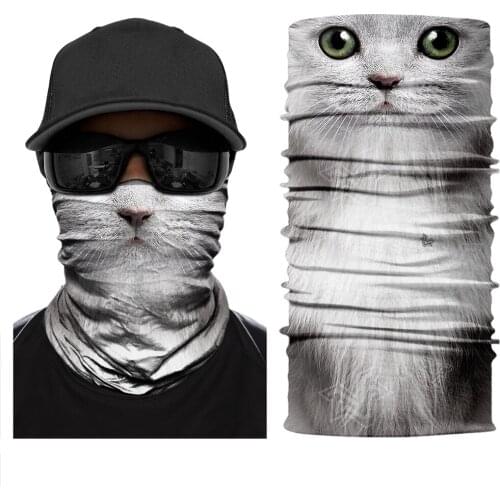 Funny Bandana Gorilla Face Mask Animal Shield Cycling Headwear Neck Gaiter Seamless Bandanas Windproof Magic Scarf Ski Balaclava