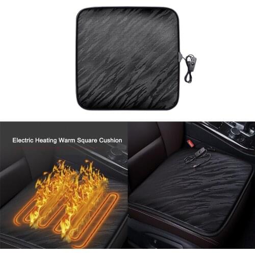 Winter Electric Heating Car Seat Cushion 12V Heater Warmer Car Seat Warmer Heated Blanket Warm Pad Car Seat Cover Cushion