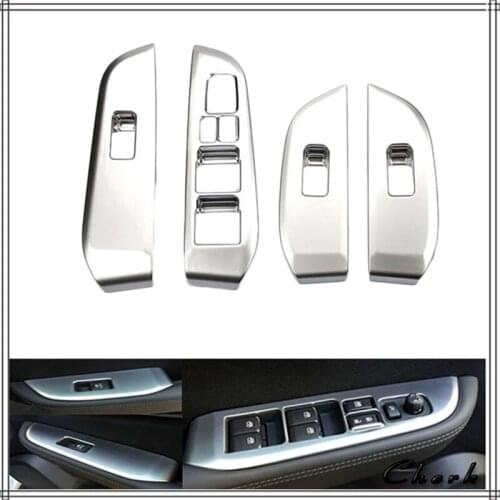 Abaiwai For Subaru Outback 2015 2016 LHD ABS Chrome Car Window Glass panel trim protector Cover Stickers Car Styling Accessories