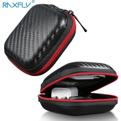 RAXFLY Earphone Case Hard Headphone Bag For Apple Air pods Earpods Ear Pads Wireless Bluetooth Earphone Accessories For Earpods