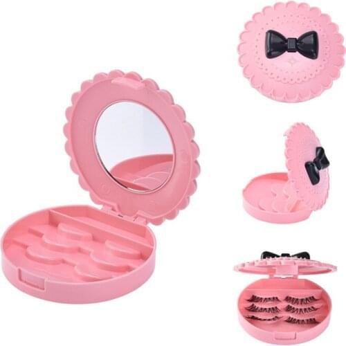 Girls Women Cute False Eyelash Storage Box kasten Beauty Tools Makeup