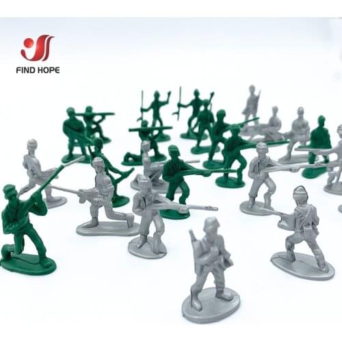 20pcs 1:72 Soldier Military Plastic Model Toy Army Action Figures Accessorie For Sandpan Game Random model