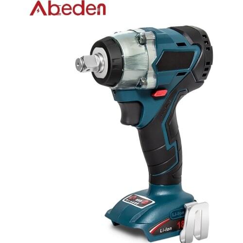 Abeden Brushless Cordless Electric Impact Wrench Rechargeable 1/2 inch Wrench Power Tools Compatible for Makita 18V Battery