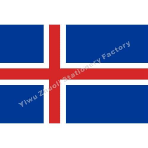 Iceland 1944 Flag 150X90cm (3x5FT) 120g 100D Office/Activity/parade/Festival/world cup/Home Decoration