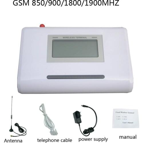 GSM 850/900/1800/1900MHZ Fixed wireless terminal with LCD display, support alarm system, clear voice,stable signal