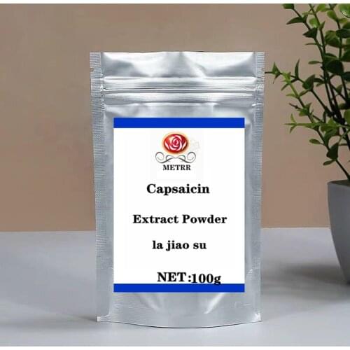 Natural Capsaicin Extract Powder, Increases Brain Function, Analgesic and Anti-Inflammatory, Capsicum Extract , Free Shipping