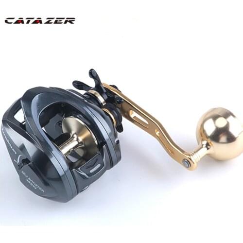 Slow Fishing Baitcasting Jigging Reel Low Profile Casting Reel Double Spool Sea Monster 400HG Boat Reel 12kg