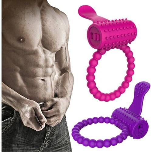 Vibrator Ring for Penis Cock Extender Ring Delay Ejaculation Sex Man Toys Adult Toy Erotic Toys Promotion Price