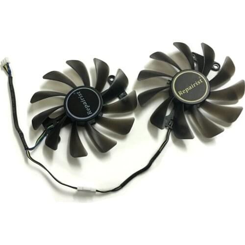 2pcs/set GTX 1070 1080 GPU Cooler Video Cards Fan For KFA2 GTX1070 Ti EX GTX 1080/1070 EXOC Graphics Card Cooling As Replacement