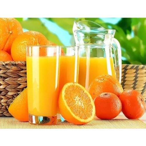 Lemon drink Painting By Numbers For Adults DIY Kits HandPainted On Canvas With Framed Oil Picture Drawing Coloring By Number