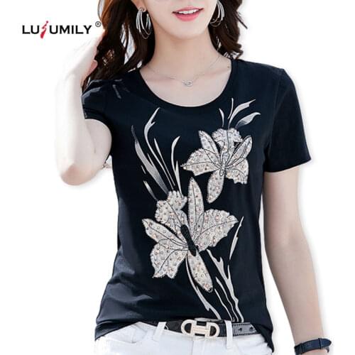 Женские летние футболки Lusumily China At AliExpress