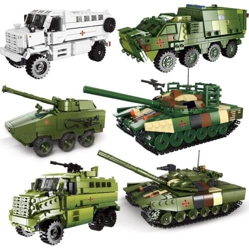 Ww2 Military Tanks vehicle sets truck ship aircraft model building blocks bricks Germany us Russia world war 2 ii 1 army armored