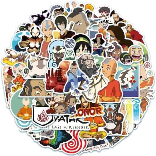 10/30/50PCS Cute Cartoon Character Avatar Notebook Electric Car Helmet Skateboard Waterproof Sticker Decoration Wholesale