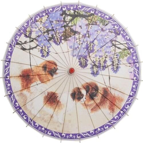 New 1pc 82cm Classical Oiled Paper Umbrella Rain And Sun Handmade Ancient China Style Decorated Wedding Party Photography Prop