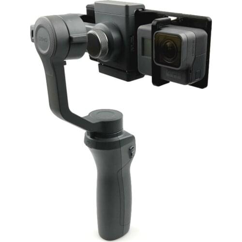 New For GoPro Hero Action Camera 3 4 5 6 Adapter Switch Mount holder Plate For DJI OSMO Mobile 2 1 Handheld Gimbal Accessories