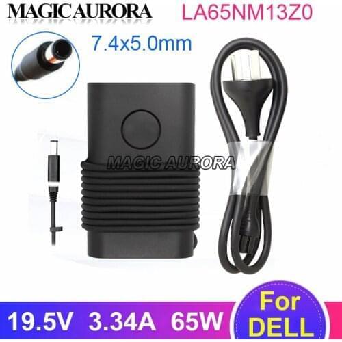 Original 65W AC Adapter 19.5V 3.34A DA65NM130 For Dell LATITUDE E4310 E5520 E5510 E1705 E6320 PP05L 2100 E6250 PC531 7270 E7440