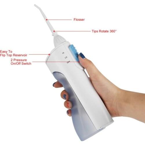 Portable Water Flosser Electric Oral Irrigator Dental Jet For Teeth 300ml Waterpulse Teeth Cleaner Tool Free Shipping