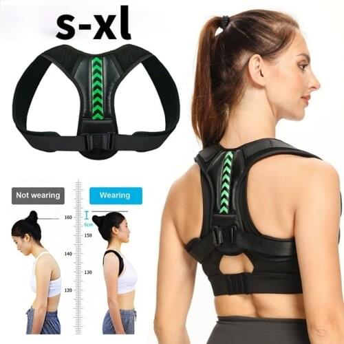 Adjustable Back Shoulder Posture Corrector Belt Clavicle Spine Support Reshape Your Body Home Office Sport Upper Back Neck Brace