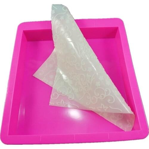 DIY Silicone Rendering Loaf Soap Mold 3000ML Square Handmade Flexible Liner soap Mould 3kg capacity Craft soap Cake Toast Tools