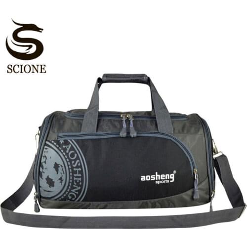 Scione Casual Travel Sports Handbag Men Women Large Capacity Luggage Crossbody Shoulder Bags Outdoor Duffel Suitcase Shoe Pack