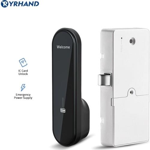 Smart Digital RFID Reader Electronic Lock Support Card Unlock Keyless Child Safety Cabinet Lock Available USB Power